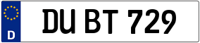 Truck License Plate